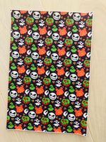 Printed Pebbled Faux Leather Halloween Design