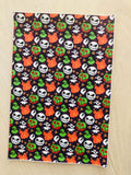 Printed Pebbled Faux Leather Halloween Design