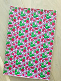 Printed Pebbled Faux Leather Watermelon Design