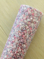 Printed Lux Mermaid Scale Chunky Glitter Fabric