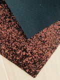 Brown Chunky Glitter Fabric
