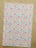 Custom Printed Smooth Leather Rainbow