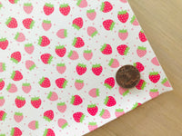 Custom Printed Smooth Leather Strawberries