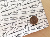 Custom Printed Smooth Faux Leather Mummy Bandages - White Felt Backing