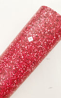 Custom Printed Smooth Leather Faux Glitters - 3 Color Options