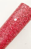 Custom Printed Smooth Leather Faux Glitters - 3 Color Options