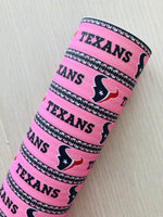 Printed Faux Leather Texans