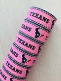 Printed Faux Leather Texans