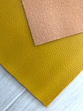 Solid Color Pebbled Faux Leather