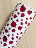 Custom Printed Smooth Leather Ladybugs