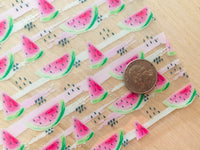 Custom Printed Jelly Sheet -  Watercolor Watermelon Design