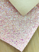 LUX White, Pink and Purple Chunky Glitter