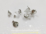 10mm Tray Cabochons Earring Setting 10pcs