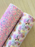 Printed Pebbled Faux Leather Roll Skate Design