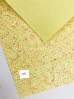 Flowerfields, Premium Chunky Glitter Fabric