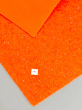 Premium Neon Chunky Glitter Fabric Sheet