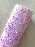 Lux Iridescent Chunky Glitter Fabric Sheet