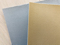 Metallic Solid Color Pebbled Faux Leather