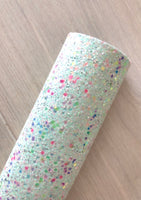 Lux Iridescent Chunky Glitter Fabric Sheet