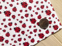 Custom Printed Smooth Leather Ladybugs