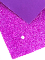 Premium Neon Chunky Glitter Fabric Sheet