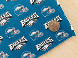 Printed Faux Leather Eagles