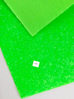 Premium Neon Chunky Glitter Fabric Sheet