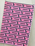 Printed Faux Leather Texans