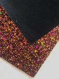 Mixed Brown Chunky Glitter Fabric