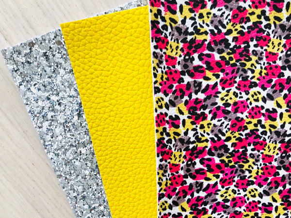 Custom Printed Smooth Faux Leather with a Leopard Design – UniqueRTS ...