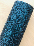 Lux Solid Navy Blue Chunky Glitters