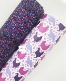 Custom Printed Smooth Leather Farm Chicken and Floral Background  Bundle
