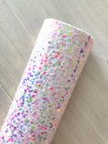 Lux Iridescent Chunky Glitter Fabric Sheet