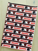 Printed Faux Leather Chicago Bears