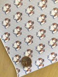 Printed Faux Leather Shih Tzu Dog