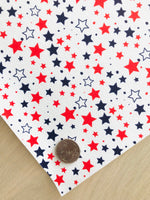 Printed Pebbled Faux Leather Stars