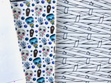 Custom Printed Smooth Faux Leather Mummy Bandages - White Felt Backing