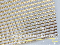 Metallic Textured Woven Gold