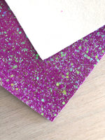 Lux Fuchsia Chunky Glitter Fabric Sheet