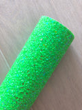 LUX Neon Color Chunky Glitter - Felt Backing