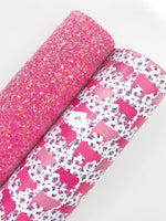 Flowerfields, Premium Chunky Glitter Fabric