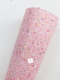 Flowerfields, Premium Chunky Glitter Fabric