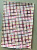 Custom Printed Smooth Faux Leather Watercolor Wavy Brushstrokes