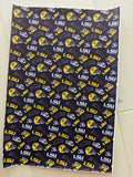 Printed Faux Leather College Sports Team LSU