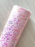 Lux Iridescent Chunky Glitter Fabric Sheet