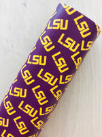 Printed Smooth Faux Leather LSU