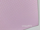 White Small Polka Dots on Solid Color Background - 3 Color Options