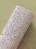 LUX White, Pink and Purple Chunky Glitter