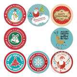 Christmas Holiday Stickers (Set of 50 stickers)