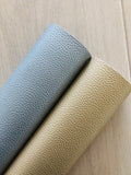 Metallic Solid Color Pebbled Faux Leather